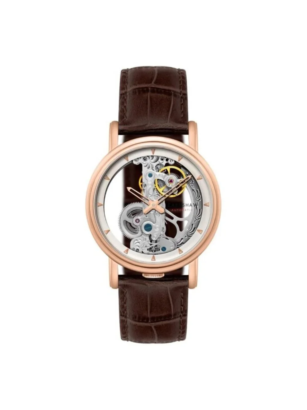 NWT Thomas Earnshaw Fowler Bridge Silver-tone Dial Men's Watch